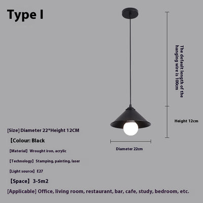 Lámpara Colgante Minimalista de Diseño Moderno para Restaurante y Bar - Image 14