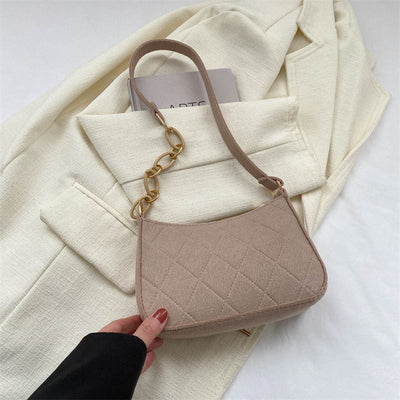 Bolso de Hombro Minimalista con Cadena Axilar - Image 5