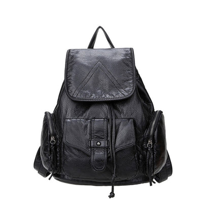 Mochila de Cuero Suave para Mamá - Bolso Versátil Multiuso - Image 2