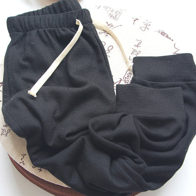 Pantalones Casuales Holgados de Algodón Premium