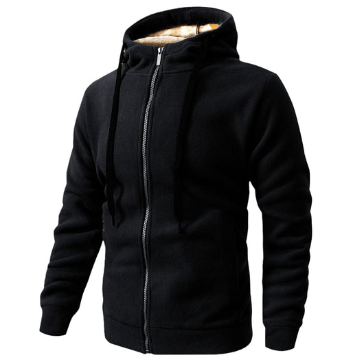 Chaqueta de Forro Polar con Sudadera con Capucha - Diseño Europeo - Image 4