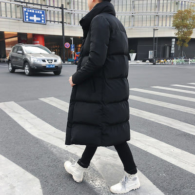 Abrigo Largo Slim de Algodón para Hombre - Invierno - Image 8