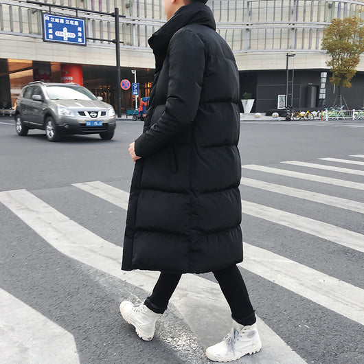 Abrigo Largo Slim de Algodón para Hombre - Invierno - Image 8