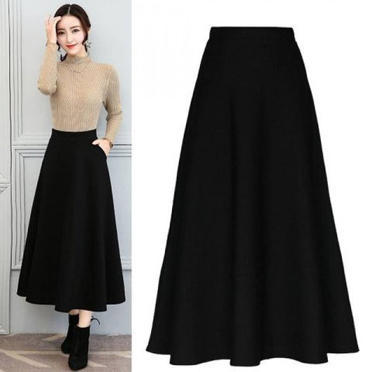 Falda Slim de Cintura Alta Elástica para Mujer - Image 9