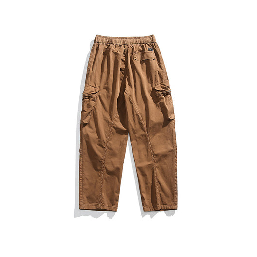 Pantalones Sueltos Retro de Pierna Ancha para Hombre - Image 8