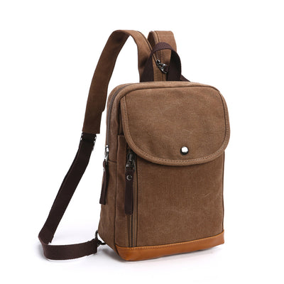 Bolsa Mensajera de Lona para Hombre - Diseño Moderno de Un Hombro - Image 4