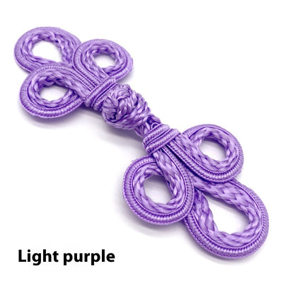 Accesorios Tejidos a Mano Estilo Chino con Motivo de Tres Hojas 19A - Image 14