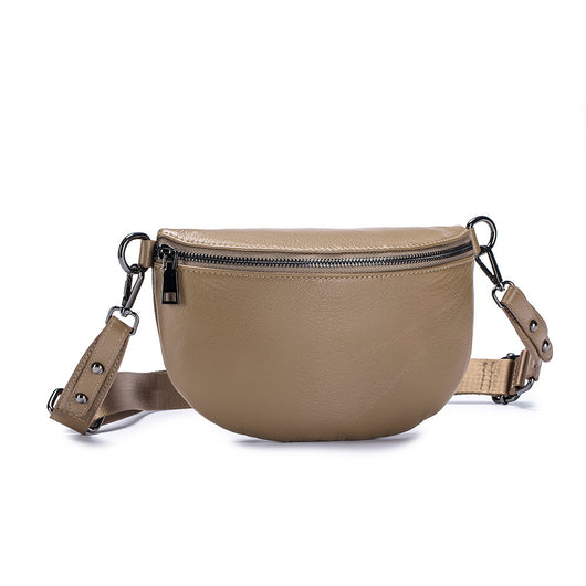 Bolso Mensajero de Cuero Genuino para Mujer - Diseño Minimalista Premium - Image 10