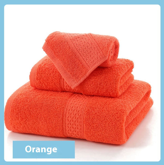 Juego de 3 Piezas Toallas de Algodón Pima con Pañuelo Jacquard Absorbente - Image 29