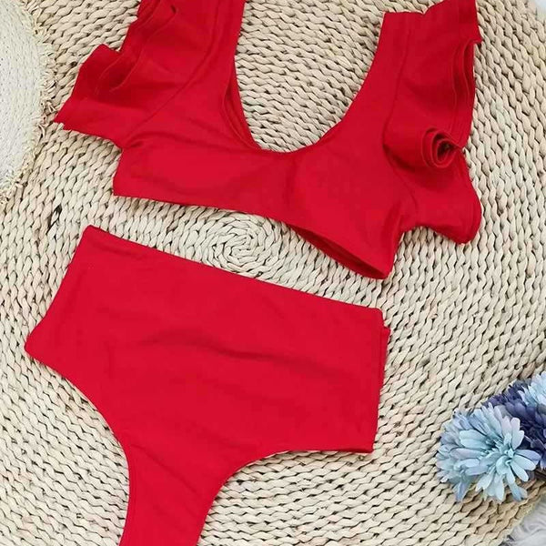 Bikini Dos Piezas Estilo Occidental para Mujer
