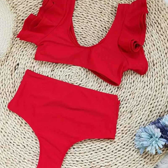 Bikini Dos Piezas Estilo Occidental para Mujer