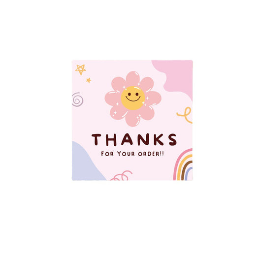 Pack 50 Tarjetas de Agradecimiento Cuadradas en Papel Couché – Diseño Profesional - Image 5
