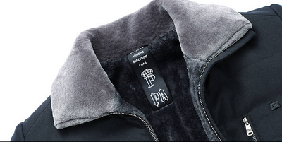 Chamarra Acolchada de Invierno para Hombre con Forro de Felpa - Image 12