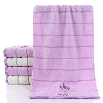 Toalla Facial de Algodón Puro 32 Hebras con Bordado Elegante - Image 9