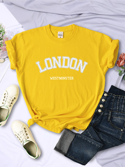 Blusa Fresca de Verano con Letras - Manga Corta Transpirable - Image 15