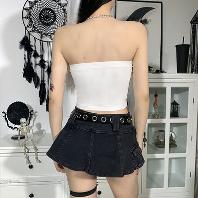 Top Halter Estilo Cadena con Espalda Descubierta y Diseño Cartoon - Image 11