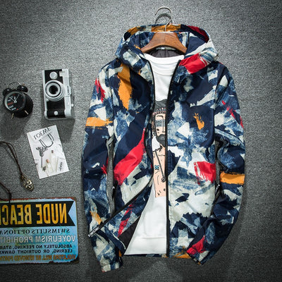 Chaqueta Deportiva Camuflaje para Hombre - Estilo Casual Moderno - Image 3