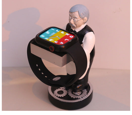 Soporte de Carga Inalámbrica Astronauta Creativo para Reloj Inteligente - Image 2