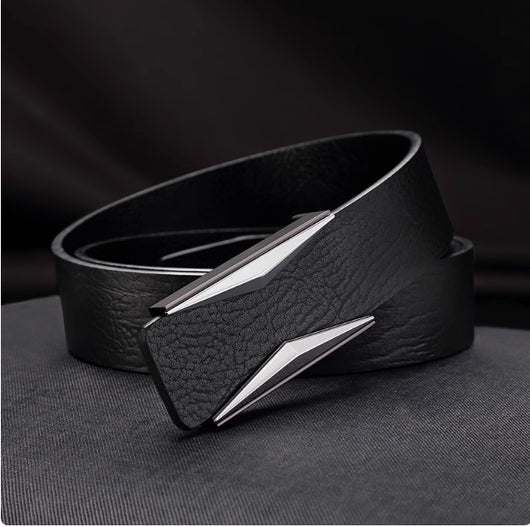 Cinturón Elegante para Hombre Estilo Coreano con Hebilla Suave - Image 3