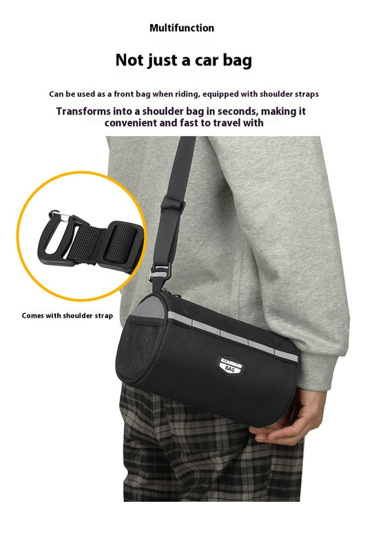 Bolsa Frontal de Gran Capacidad para Bicicleta de Montaña con Soporte Plegable - Image 16