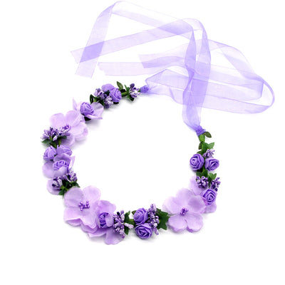 Corona Floral Playera para Playa - Accesorios para el Cabello Estilo Vacaciones - Image 6