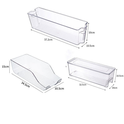 Caja Organizadora Refrigerador Transparente con Cajón - Conservación de Alimentos - Image 19