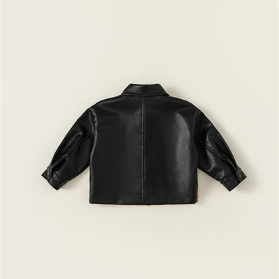 Abrigo de Cuero Grueso para Niño - Chamarra de Invierno Premium - Image 2