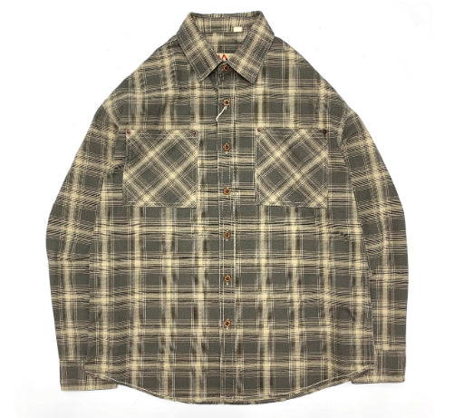 Camisa Universitaria Cuadros 100% Algodón Hombre Suelta Manga Larga - Image 3