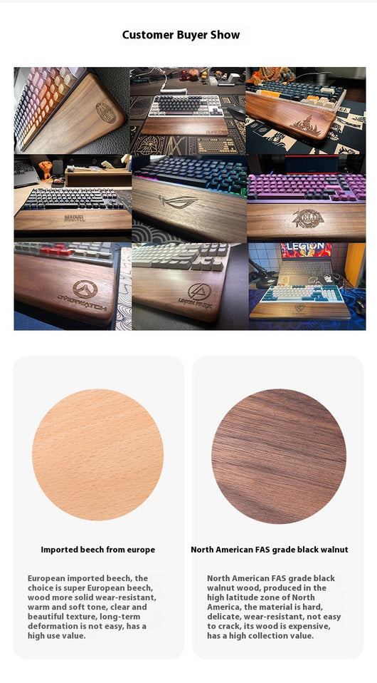 Reposamuñecas de Madera para Teclado y Ratón - Image 25