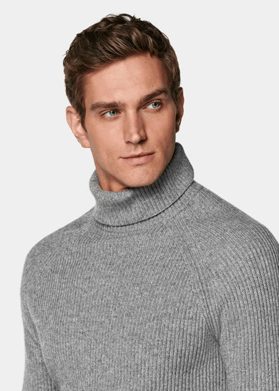 Suéter de Cuello Alto en Cashmere para Hombre - Pullover Elegante y Sofisticado - Image 10