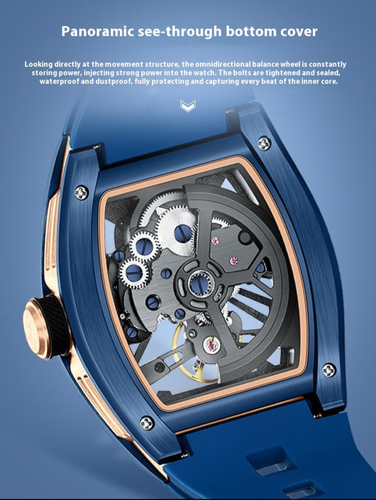 Reloj Automático de Acero Inoxidable con Caja Hueca para Hombre - Image 14