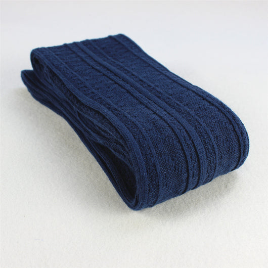 Calcetines de Algodón para Mujer con Tejido Grueso y Trenzado - Image 7