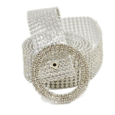 Corsé Femenino con Cinturón Decorativo de Diamantes - Image 26