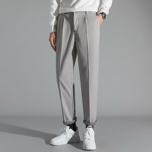 Pantalones Casuales Slim Fit en Lana para Hombre - Image 24