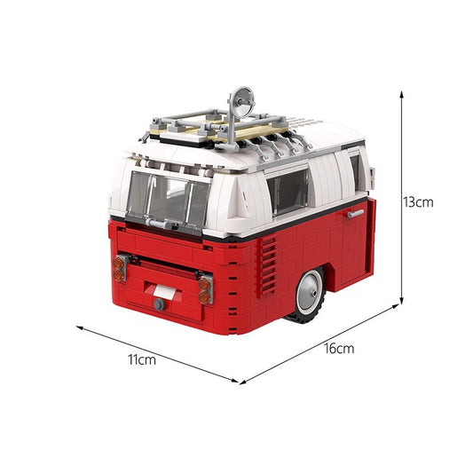 Juego de Bloques de Construcción RV Trailer T1 - Micro Piezas - Image 2