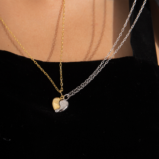 Collar Magnético Love Eyes - Joyería Moderna con Imanes