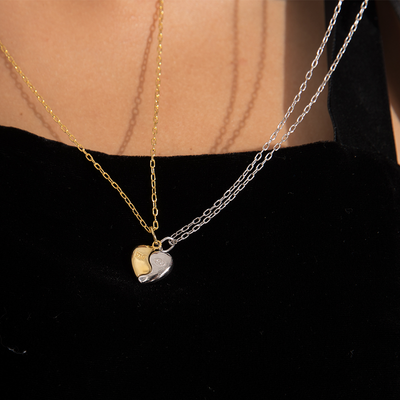 Collar Magnético Love Eyes - Joyería Moderna con Imanes