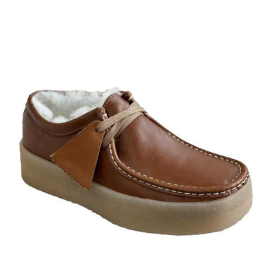 Zapatos Oxford Plataforma Retro de Cuero Genuino - Estilo Británico Casual - Image 3