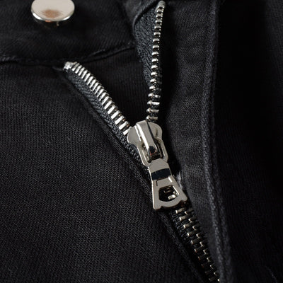 Jeans Slim Negros Elásticos con Detalles de Diamantes - Image 17