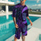 Traje Corto Hawaiian Degradado con Cinta para Hombre