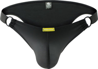 Bóxer de Cuero para Hombre Triángulo Baja Cintura con Doble Hebilla - Image 13