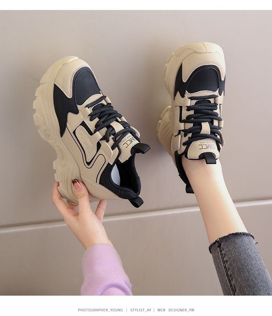 Zapatillas Dad Shoes con Plantilla Elevadora para Mujer - Suela Gruesa Otoño Primavera - Image 14