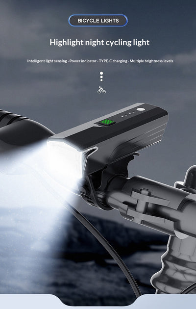 Luz Frontal Recargable de Alta Intensidad para Bicicleta - Image 9