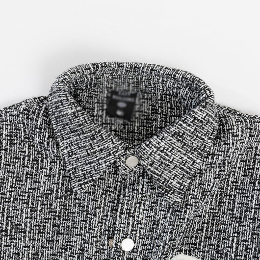 Camisa de Manga Larga con Bordado de Letras para Hombre - Image 4