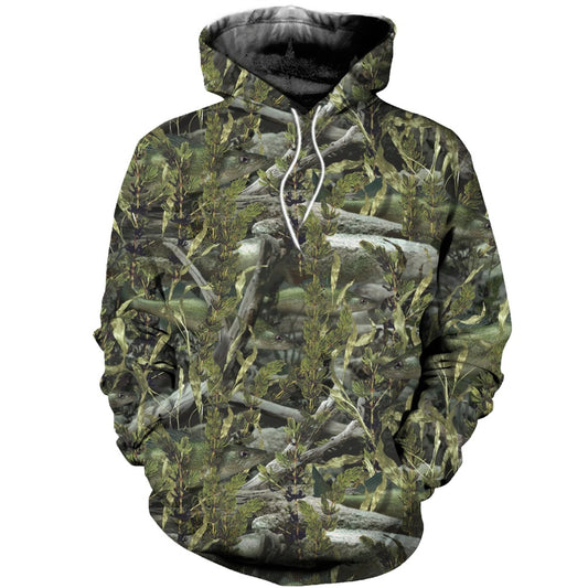 Sudadera Estampada 3D para Parejas - Chaqueta de Felpa Digital