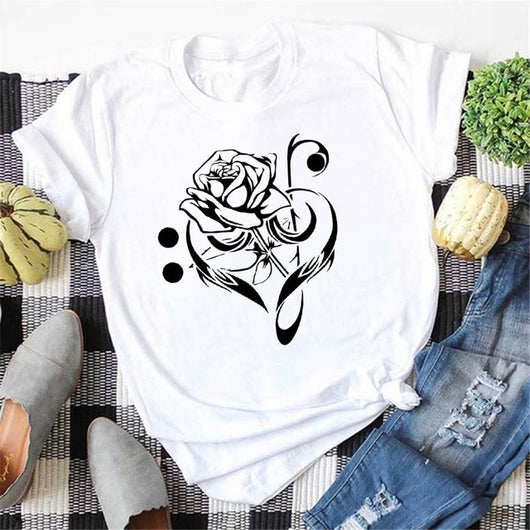 Blusa Estampada de Manga Corta para Mujer - Diseño Moderno y Versátil - Image 17
