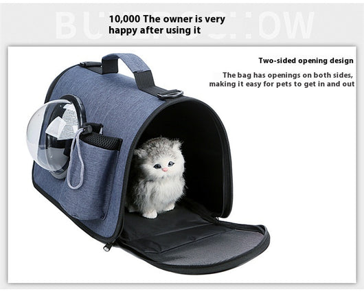 Bolsa Transportadora para Gatos - Mochila Cruzada Portátil para Mascotas - Image 15