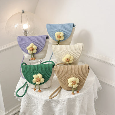 Bolsa de Paja con Flores para Mujer - Estilo Verano - Image 17