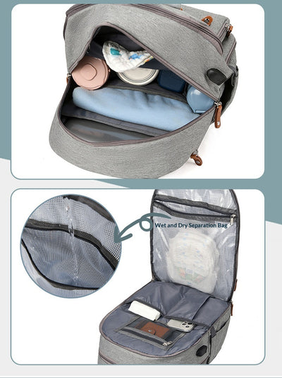 Bolsa Organizadora para Carrito con Carga USB y Compartimentos Secos y Húmedos - Image 31