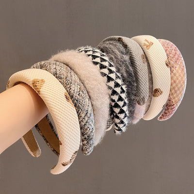 Diadema de Felpa Estilo Retro Francés para Mujer - Image 27